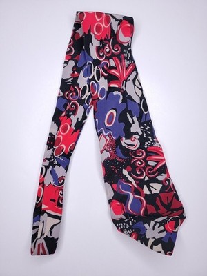 Dilena Mens Formal Necktie 57''Lx4''W Multicolor Neck Tie