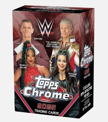 2025 Topps Chrome WWE- Choose Your Base, Silver, X-Fractor, or Prism Refractor