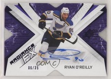 2022-23 SPx Radiance F/X Purple Auto 6/35 Ryan O'Reilly #RFX-52 Auto 4lz
