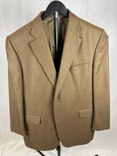 Mark Shale Pure Italian Cashmere Sport Coat Blazer Mens 46l Made In Canada