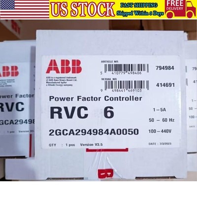 1PCS New ABB RVC-6 RVC6-1/5A Power Factor Controller In Box Brand