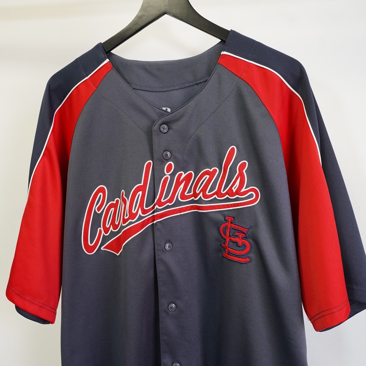 St. Louis Cardinals Embroidered Dynasty Baseball Jersey Men's XL