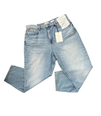 Westbound Parker Boyfriend Blue Jeans Mid Rise Light Wash NWT Cotton Y2K Sz 16R