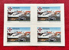 URUGWAJ * PORTY URUGWAJSKIE "PUERTO PUNTA DEL ESTE" - YVERT#1614 - 4 ZNACZKI BLOKOWE