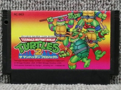 KONAMI FC SOFT TEENAGE MUTANT NIJNA TURTLES2 Used