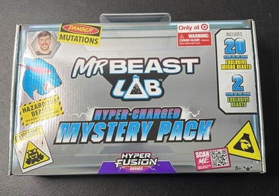 MrBeast Mr Beast Lab Hyper-Charged Mystery Pack Hyper Fusion Series Target NIB
