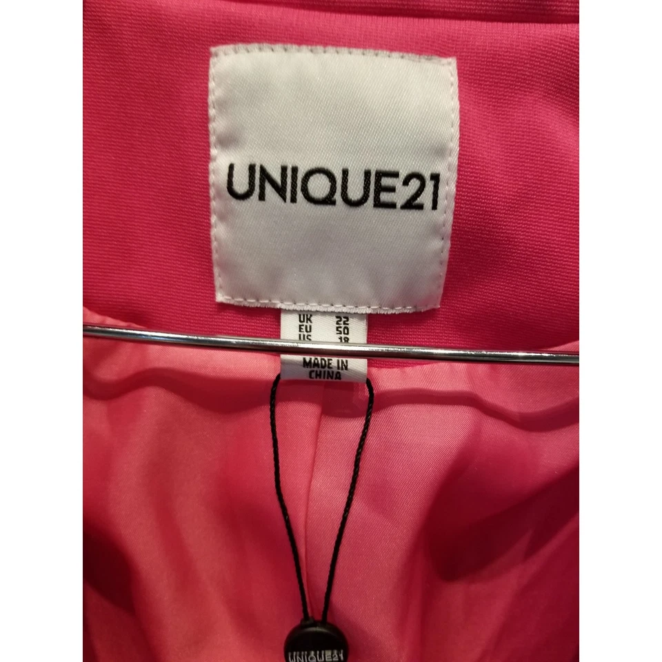 Único 21 Nuevo Barbie Rosa Blazer Chaqueta Trabajo Carrera Oficina Chaqueta Talla Grande 18 Foto 2 de 4
