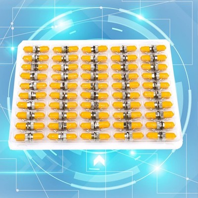 50 PCS ST to ST Fiber Optic Coupler Singlemode Simplex Barrel Connector Adapter