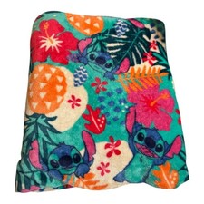 The Big One Disney Lilo  Stitch Kids Blanket Turquoise Multicolor Microplush