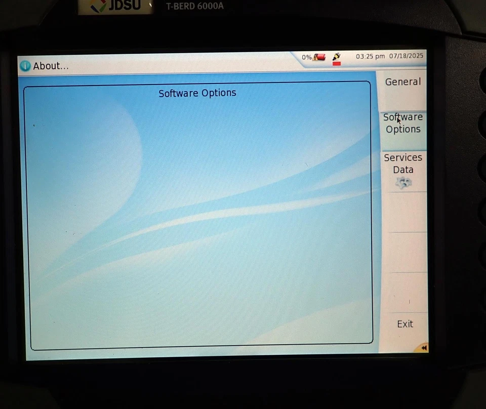 JDSU T-BERD 6000A Compact Network Test Platform TB 6000 A / MTS-6000A - Image 4 of 4