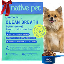 Gutwell Clean Breath - Dog Breath Freshener  Dog Dental Powder - Teeth Cleaning