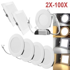 LED Panel Einbaustrahler Deckenleuchte Einbauleuchte Flach Einbau Spot 230V IP44