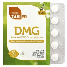 Advanced DMG, Dimethylglycine, 500 mg, 90 Chewable Tablets