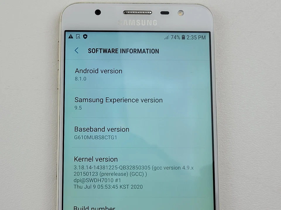 Samsung Galaxy J7 Prime (SM-G610M/DS) 16GB (GSM Unlocked) Dual SIM - SMALL ISSUE - Image 4 of 4