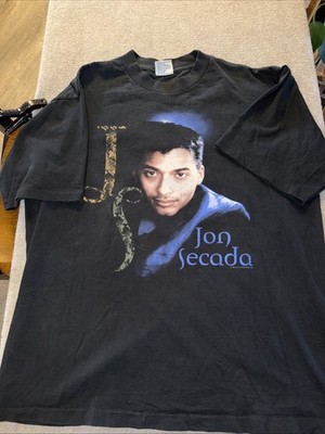 Vintage All Sport Jon Secada Single Stitch Men s T-Shirt Size XL (RARE)