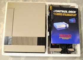 Nintendo Control Deck NES Version *TESTED* Console Boxed with Instructions