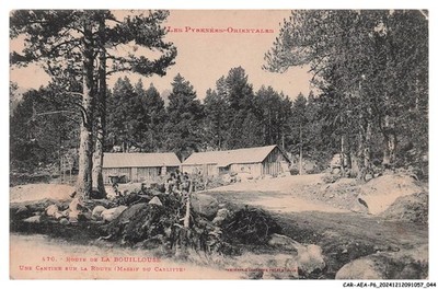 CAR-AEAP6-0352-66 - Route de LA BOUILLOUSE - Eine Kantine auf der Straße