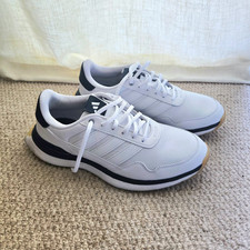 adidas S2G 26 LEATHER Waterproof Men’s Spikless Golf Shoes White/Black UK 9.5