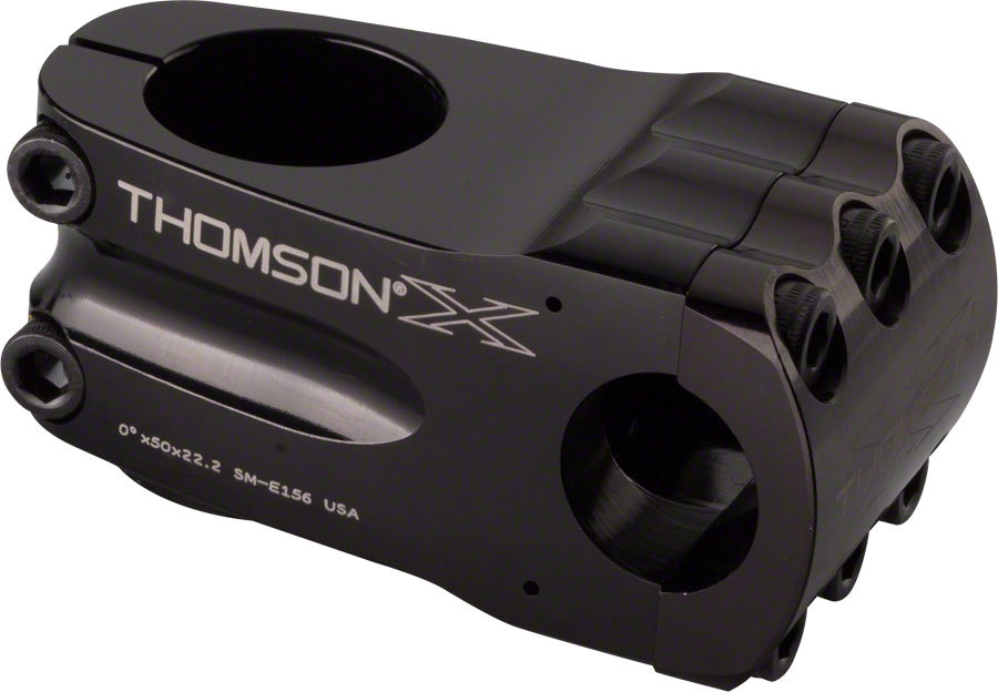 THOMSON bmx stem (22.2mm/0°/black)