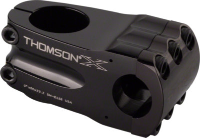 THOMSON bmx stem (22.2mm/0°/black)