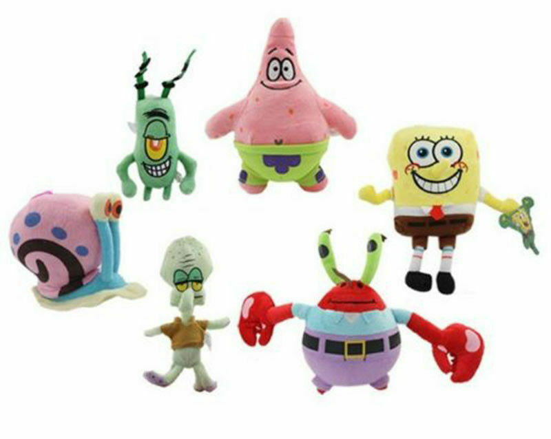 spongebob characters plush