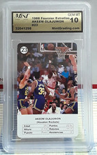 (H)akeem Olajuwon MINT GEM MT10 1988 Fournier Estrellas #23 Houston Rockets 
