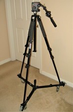 MANFROTTO equip: 3221 Tripod, 501 Head, 3137 Dolly, 521 Remote. Ships FREE.