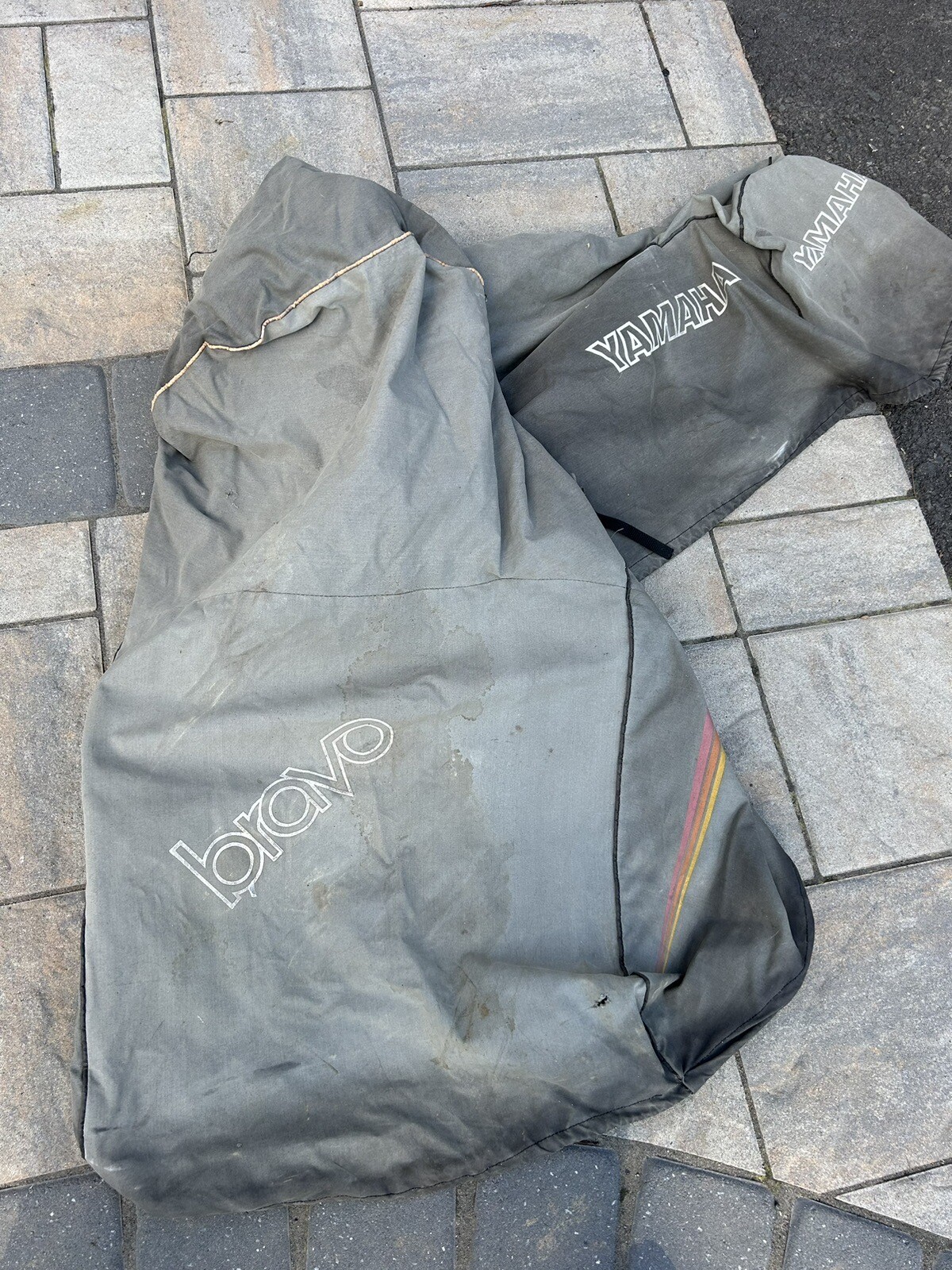 Vintage Yamaha Bravo Snowmobile Cover eBay