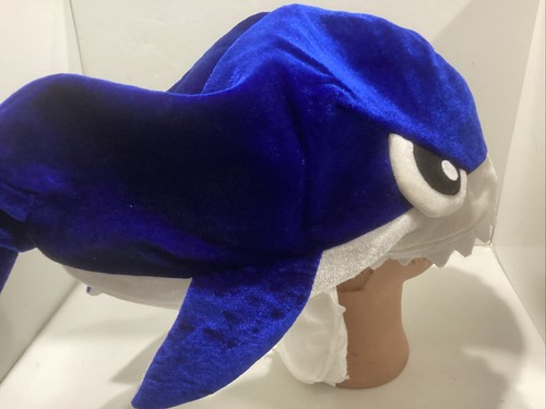 Adult Hat Novelty Shark Bite Blue - Theme Swim - Birthday Party NEW - 第 4/7 張圖片