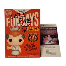 MIKE BECKER Hand-Signed Funko Fundays Games GOLD FREDDY SOCCER PIN (JSA COA)