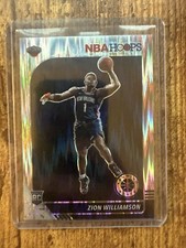2019 NBA Hoops Premium Stock - Rookie Variation Flash #258 Zion Williamson (RC)