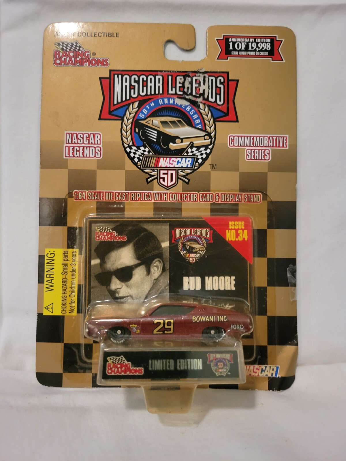 Racing ChampionsNascar Legends 50th Anniversary Bud Moore 164 DieCast