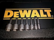 NEW GENUINE DEWALT Hex Tek Screw Nut Bolt Driver Sets Universal Heavy Duty