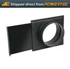 POWERTEC Dust Collection Blast Gate 6 Inches ABS Plastic,1 pack (70279)