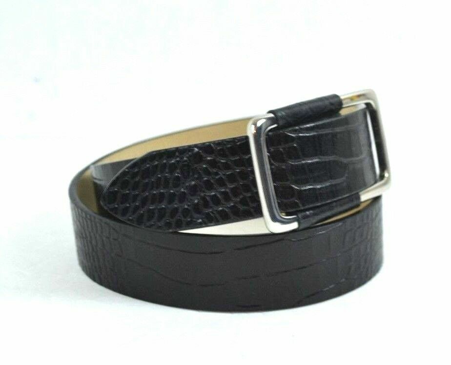 【ZOE】 Roller belt mini / silver × black 新品】zoe Roller belt mini /silver × black Black Leather