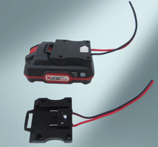 Universal Adapter für Parkside X20Vteam Akku, 2,5mm kabelgebundener Ausgang