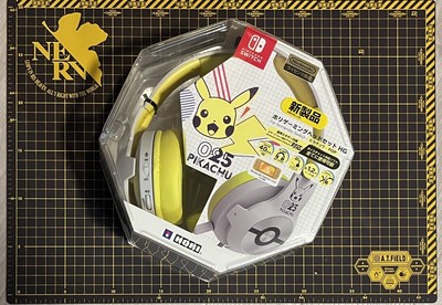 HORI Gaming Headset Nintendo Switch Pokemon Pikachu Pop White NEW