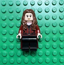 Lego Bruja Escarlata Raro Marvel Minifigura Guerra Civil Wanda Maximoff sh256 76051