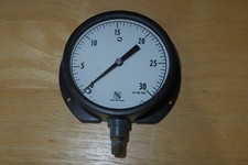 Ashcroft Pressure Gauge 30 in. Hg Vac. - F 1 AVac. Attachment - Made in USA