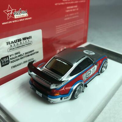 FuelMe 1:64 Porsche 993 RWB Martini Racing 11# Resin Car