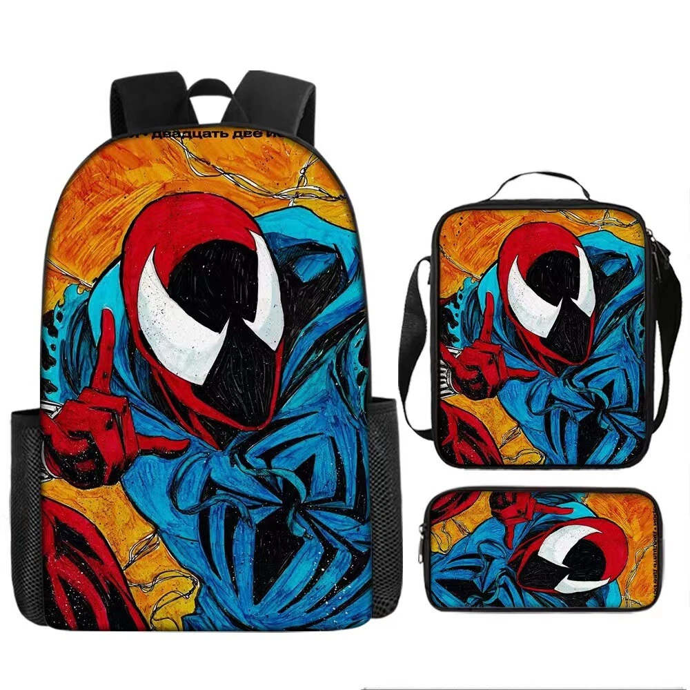 Backpack Pencil Case Shoulder Bag 3pc set Kids Waterproof Schoolbag Pencil case