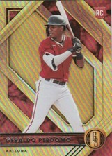2021 CHRONICLES GERALDO PERDOMO SS ARIZONA ROOKIE #16 GOLD STANDARD HOT!