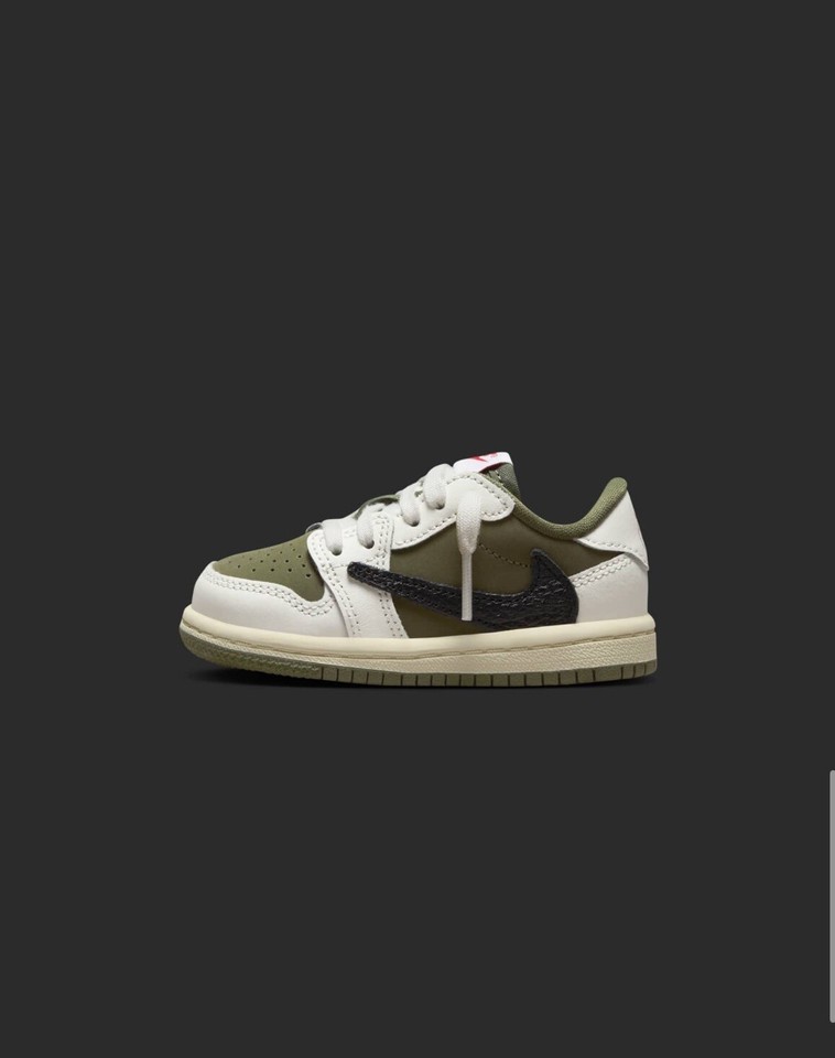 Air Jordan 1 Low OG SP Travis Scott Medium Olive DO5441200 TD Size 13C