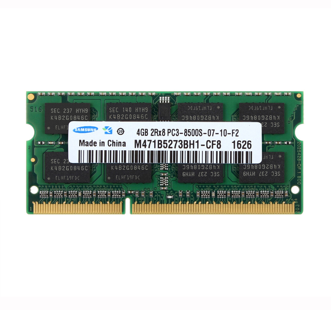 Laptop Ram Pc3 8500s 4gb Ram For Samsung 4GB 2RX8 DDR3 1066MHz PC3