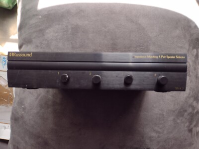 Used Russound 4-pair Speaker Selector Impedance Matching tested  working