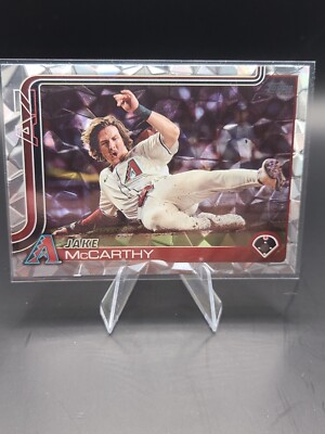 Jake McCarthy 2025 Topps Series 1 #243 Diamonte Diamond Arizona Diamondbacks