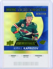 2021-22 Upper Deck Credentials 2020-21 KIRILL KAPRIZOV Yellow Ticket RC /249