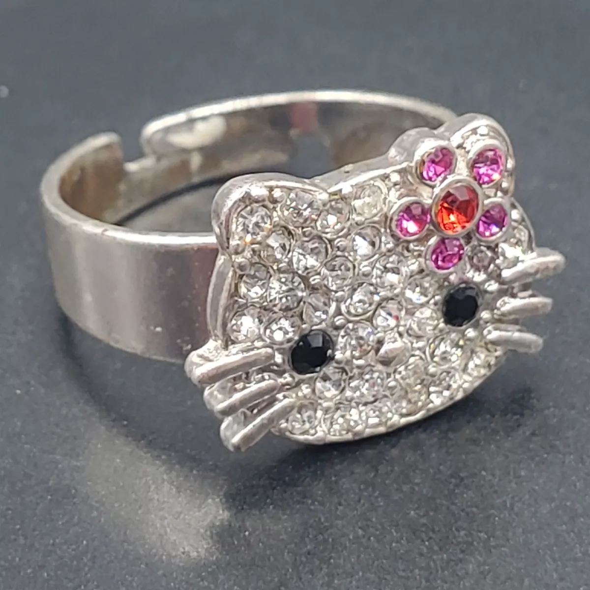 Pave crystal shop ring