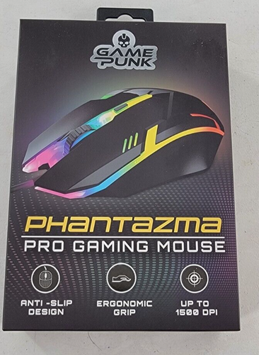 Game Punk Phantazma Pro Gaming Mouse New FREE SHIPPING - Picture 1 of 3