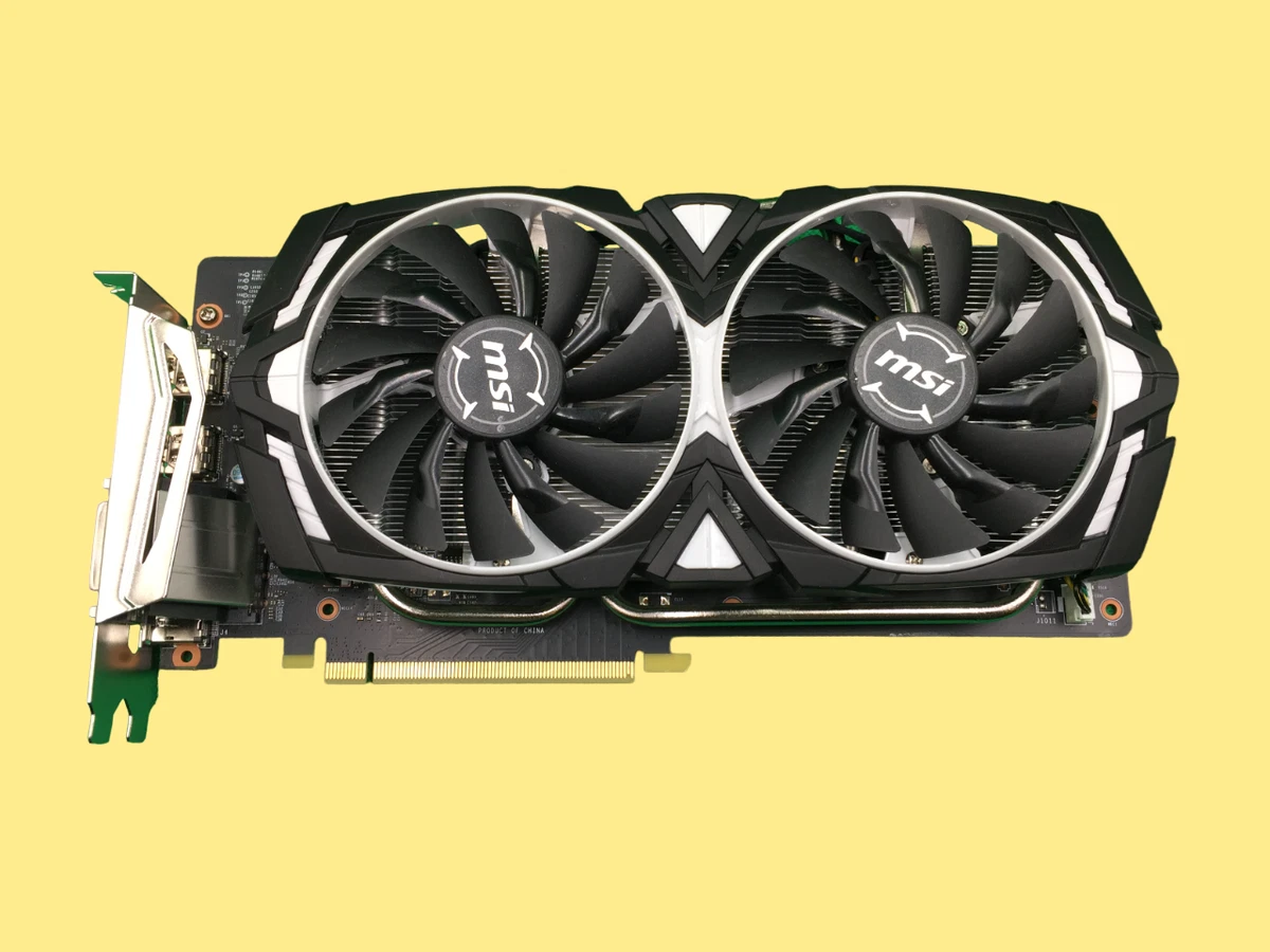 MSI NVIDIA GeForce GTX 1060 ARMOR 3G OCV1, 3GB GDDR5, USED, TESTED